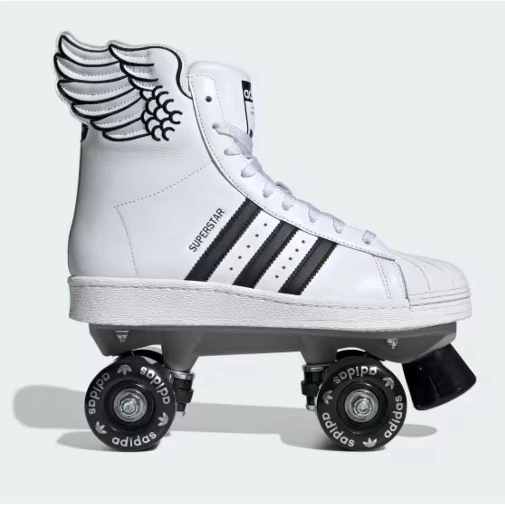 Jeremy Scott x Adidas Original Superstar 82 Skate "Wings" JR8376 M 8.5 W 9.5